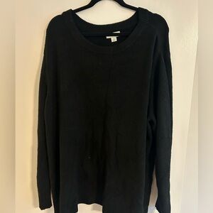 Ava & Viv black scoop neck sweater